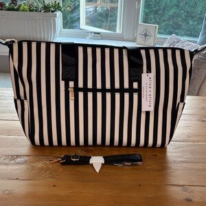 Alice + Olivia Striped Tote